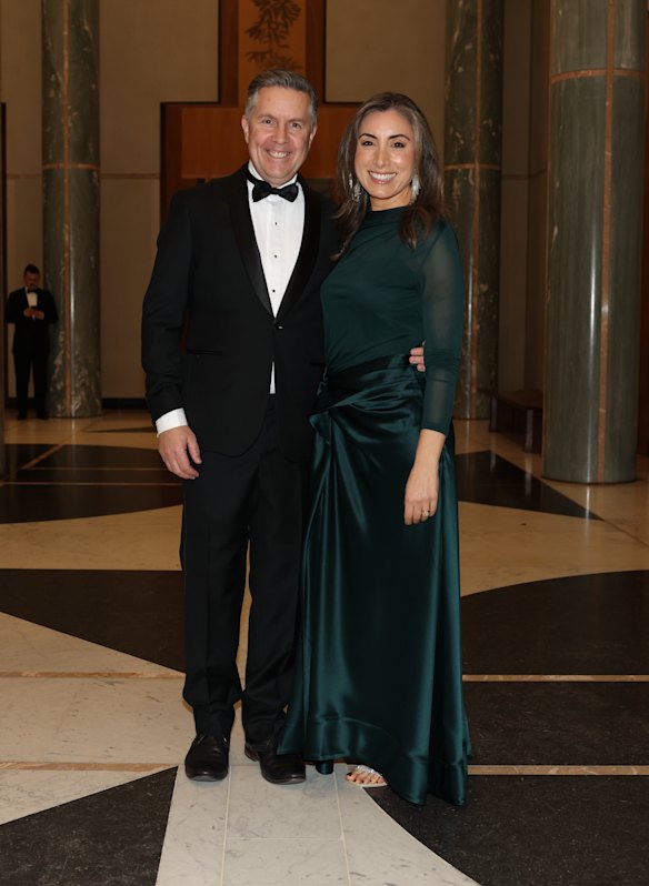 Minister for Health and Aging and Minister for Disability and NDIS Mark Butler and Daniela Ritorto.