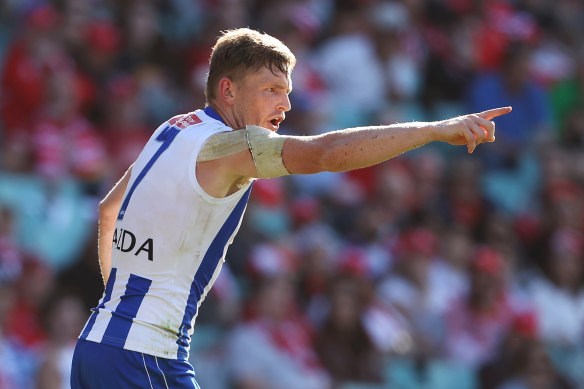 Skipper Jack Ziebell was among a group of players who took to the track on Wednesday.