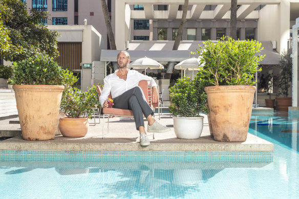 Justin Hemmes pictured at Merivale venue Ivy in 2019.