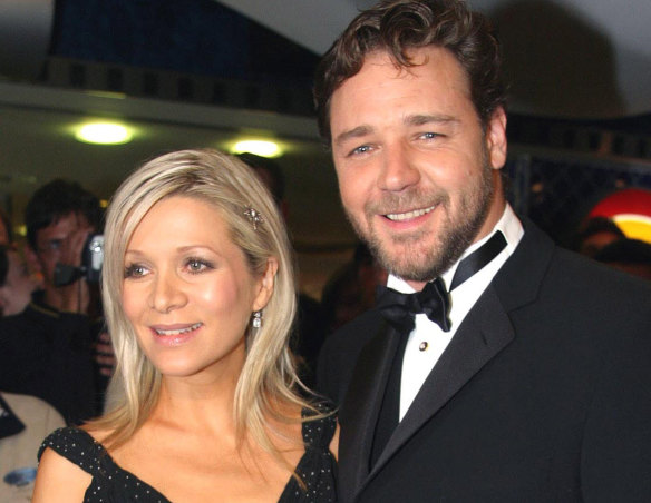 Great divorce sale: Russell Crowe and his wife Danielle Spencer. 