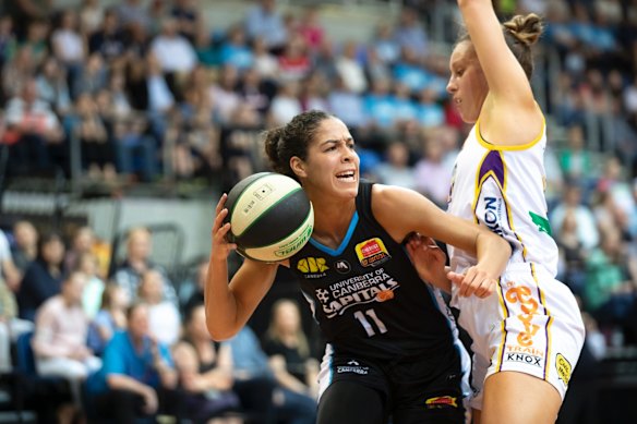 Capitals' Kia Nurse. 