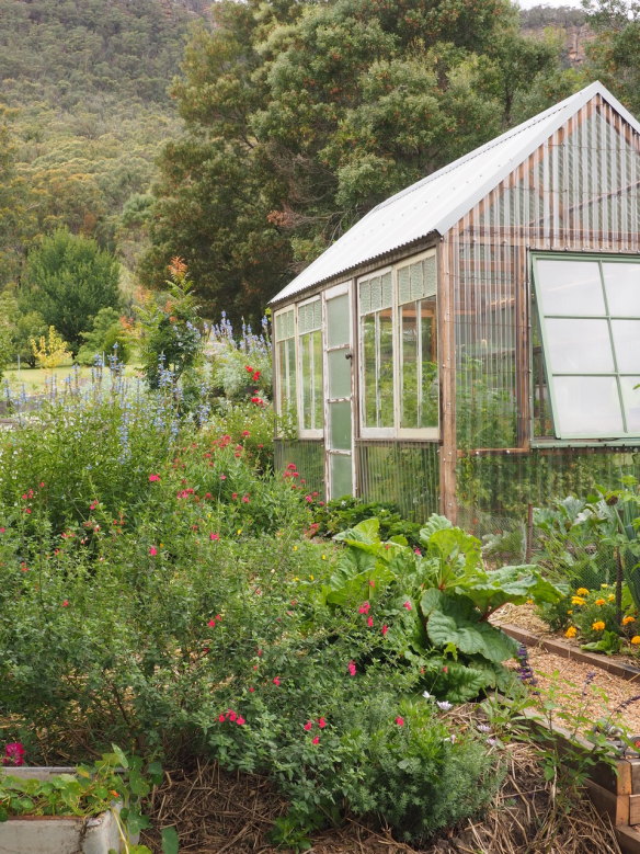 The greenhouse at Hartvale.
