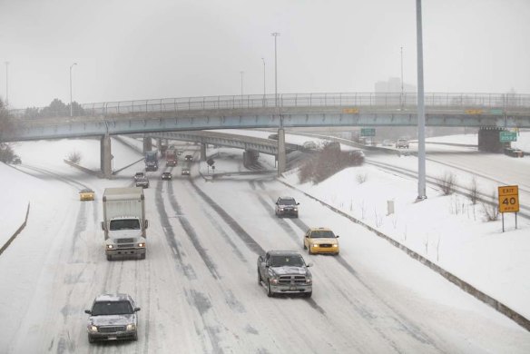 Snow storm hits the US