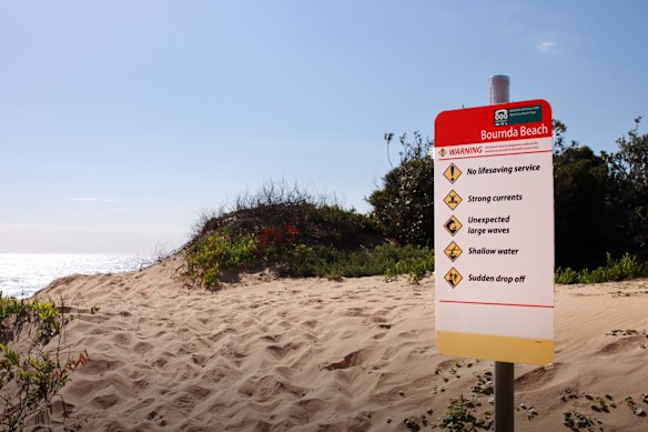 Bournda Beach in south eastern NSW, where campers found Melissa Caddick's decomposed foot and shoe washed up on the remote beach, more than three months after she vanished.