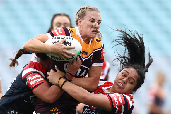 Brigginshaw was crowned the Dally M female player of the year on Monday.