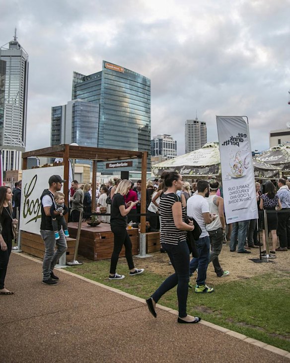 Opening night of WAtoday Night Noodle Markets