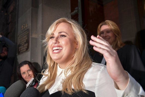 Hollywood actor Rebel Wilson has promised to donate the damages to charity. 