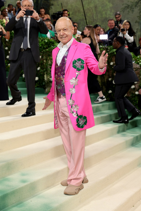 Box billionaire goes Pratty in pink at the Met Gala