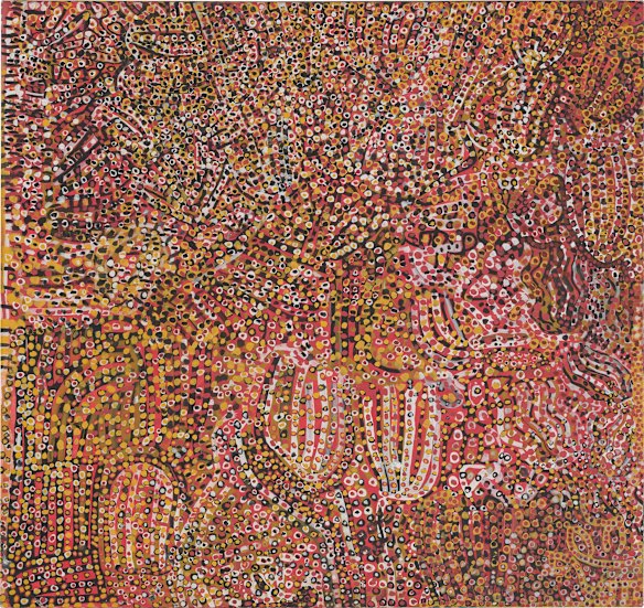 Emily Kame Kngwarreye (Anmatyerr people)
Ntange Dreaming 1989 , National Gallery of Australia, Canberra, Purchased 1989