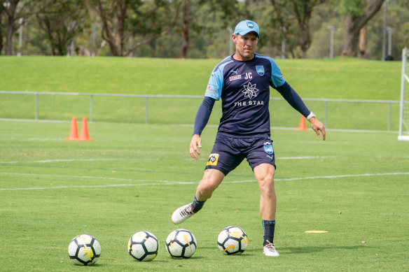 Sydney FC goalkeeper coach John Crawley has also worked with Socceroos Mat Ryan and Danny Vukovic.