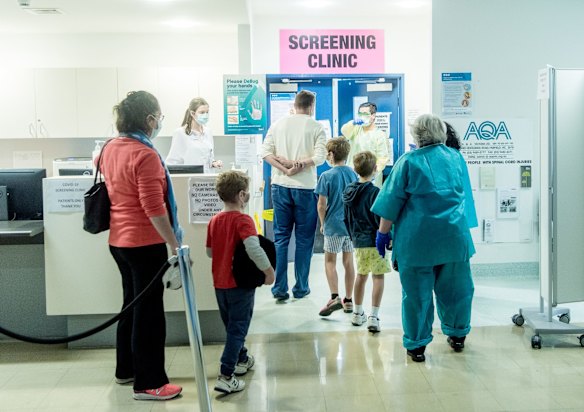 The Austin Hospital's COVID-19 screening clinic and coronavirus ward prepare for up to a 400% increase in the number of patients they will need to treat.