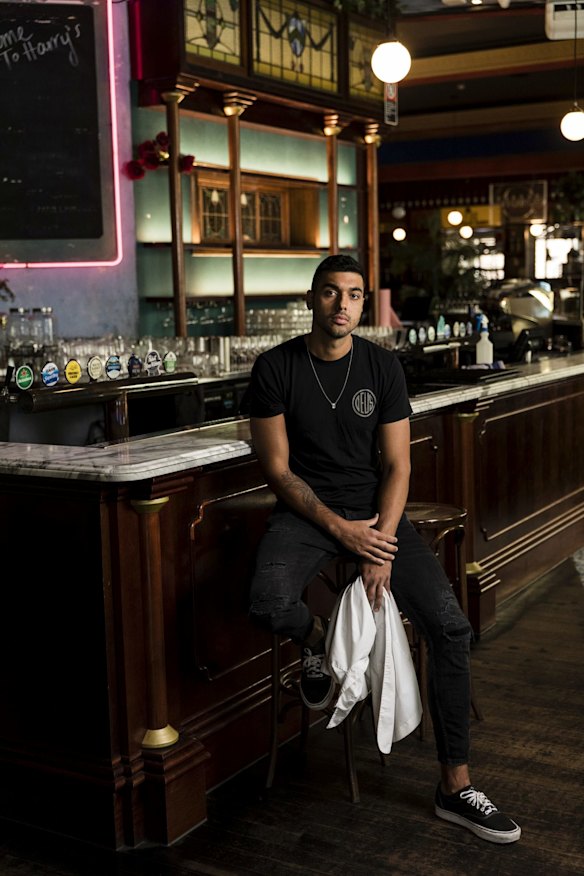 Head Chef of Hotel Harry, Gustavo Melo, is living at his workplace in one of the hotel rooms. He is on a working visa and is not able to receive any of the coronvirus government stimulus. 