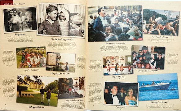 “Scrapbook” was a regular section in which celebrities handed over photos from family albums. Steve Vizard (remember him?) was the first to be featured. 