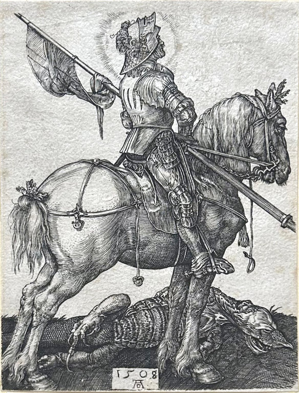 Albrecht Dürer’s St George on horseback, 1508.