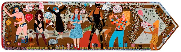 Kaylene Whiskey (Yankunytjatjara, born 1976), Seven Sistas story, 2021.