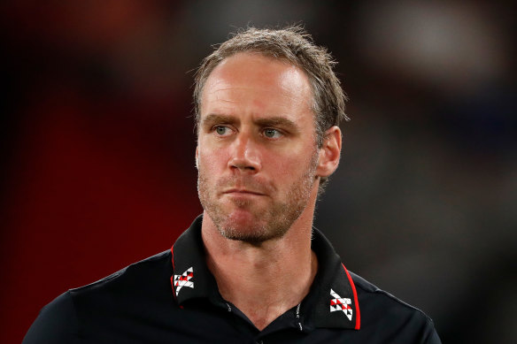 Ben Rutten may have coached his last game for Essendon on Saturday night.