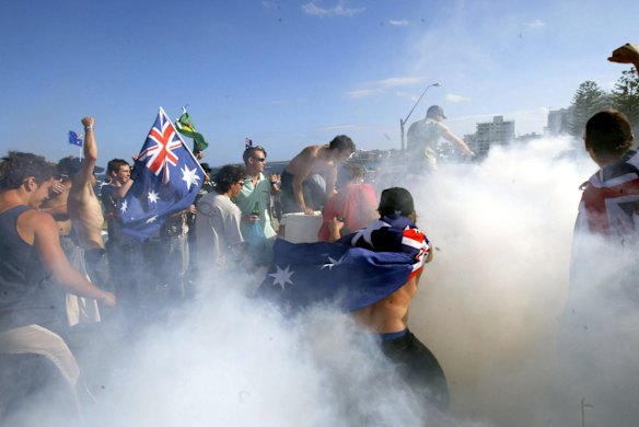 Australian flags fluttered, and Cold Chisel and Men At Work boomed out of stereo systems.