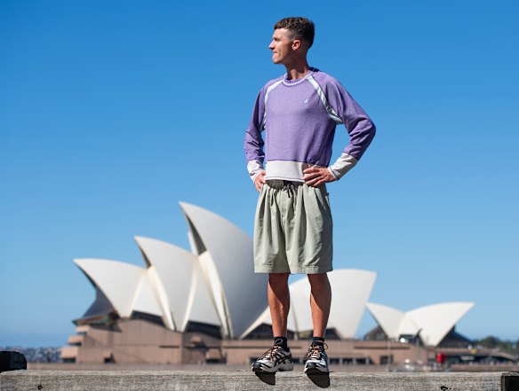 Andy Buchanan, 35, will compete at the Sydney marathon on Sunday.