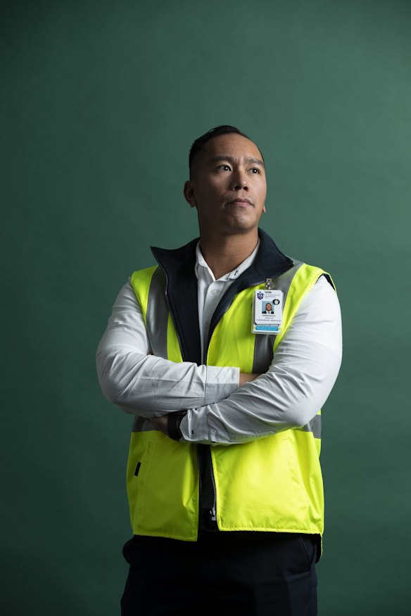 Manny Vinoya, Project Unit Officer in the Emergency Operation Centre (EOC)  St Vincent's Hospital, Sydney.