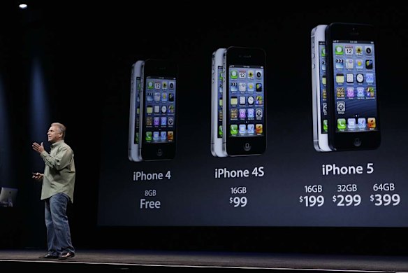 Phil Schiller, Apple's senior vice president of worldwide marketing, speaks about the iPhone 5.