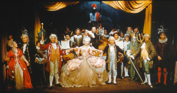 Curtin call for The Critic at Genesian Theatre in 1960.