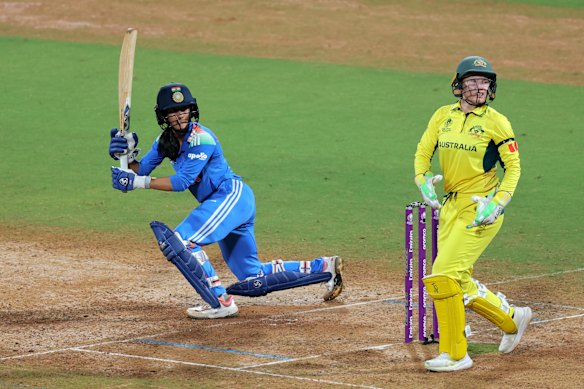 India’s Jemimah Rodrigues of India put on a spectacular performance. 