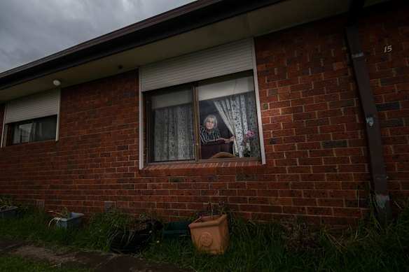 Elderly Gunai/Gunditjmara woman Marlene Scerri self isolating at home. Prime Minister Scott Morrison has advised that Aboriginal people above the age of fifty were particularly vulnerable, 20 years below the 70 years advised for the rest of the community.