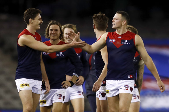 Jake Lever and Steven May are one of the AFL’s most formidable key defensive duos.