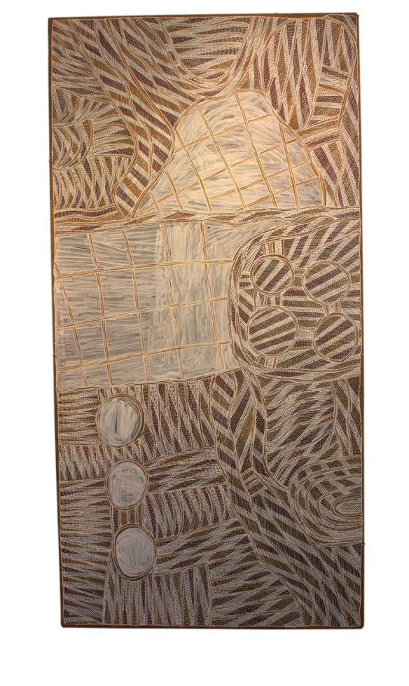 Matarawatj II (2018) by the late Mulkun Wirrpanda.