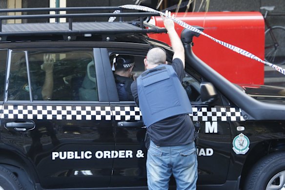 Siege in Martin Place Sydney.