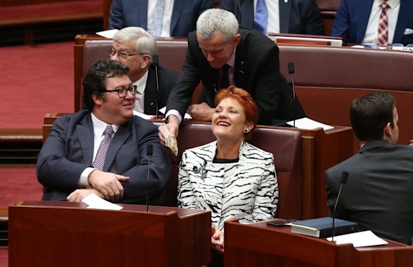 “I don’t know if I’d be sitting here talking to you if I had a One Nation candidate running in my seat, I really don’t,” says Mr
Christensen.
