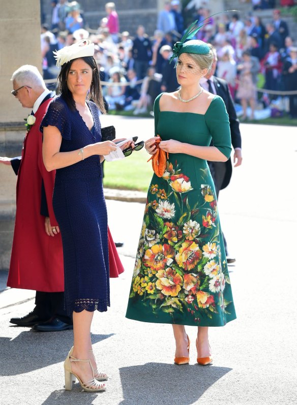 Lady Kitty Spencer's outfit at Harry and Meghan's wedding made her internationally famous.