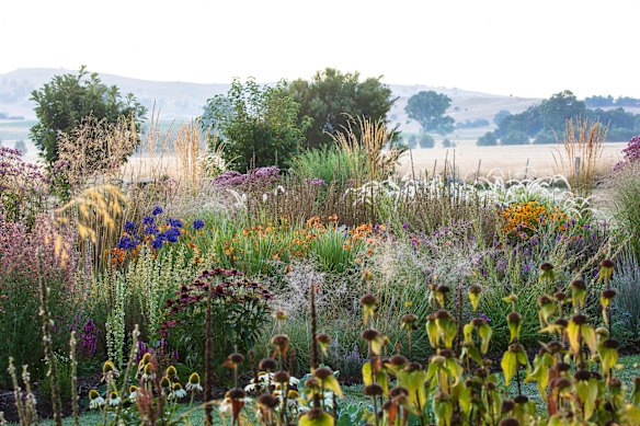 Bristow’s Barwite garden in the foothills of the Victorian Alps