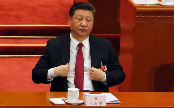 "Partner, competitor or adversary": President Xi Jinping at China's National People's Congress.