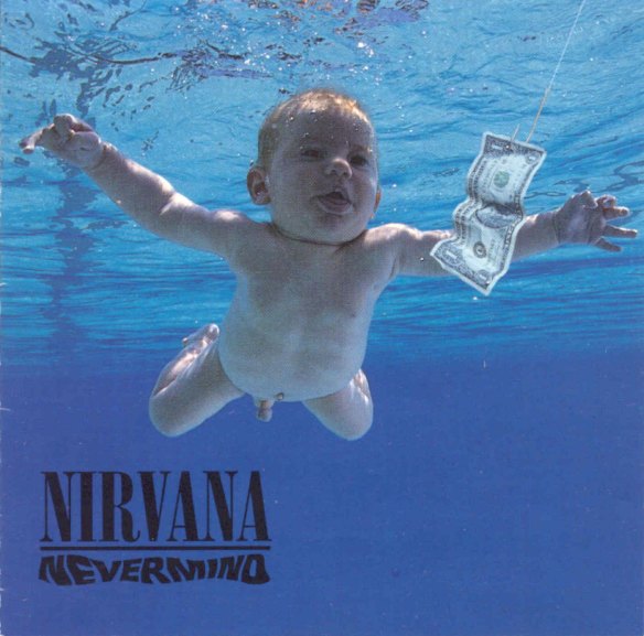 The cover of Nirvana’s 1991 album Nevermind.