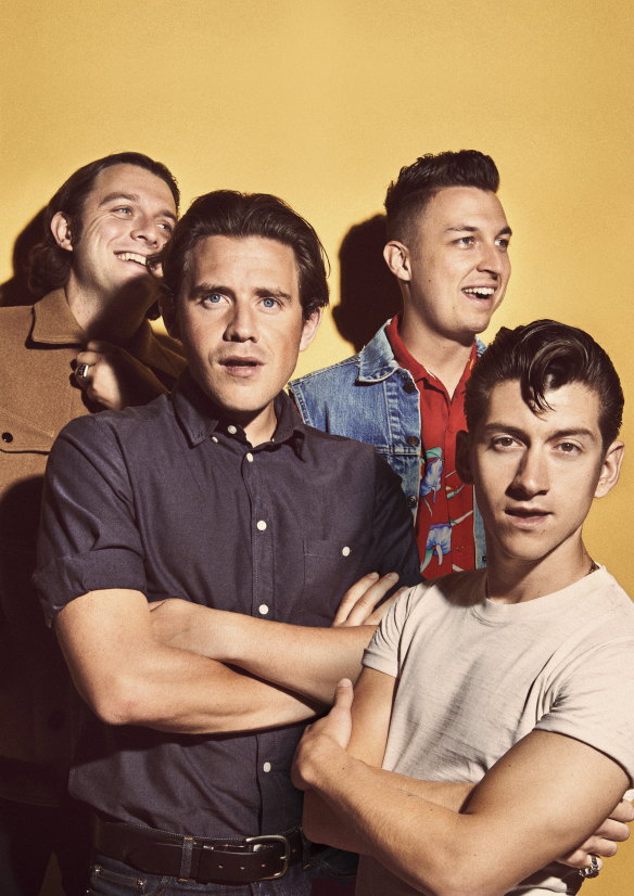 Arctic Monkeys on the cover of 2013’s AM.