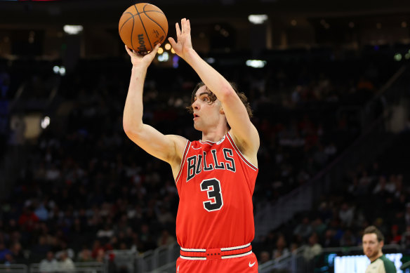 On the radar: Josh Giddey and his Chicago Bulls will be asked about touring Australia for a series of preseason games.