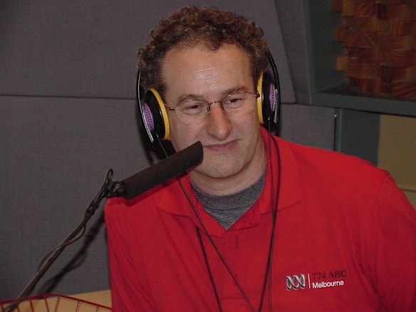 Jon Faine at the ABC studio.