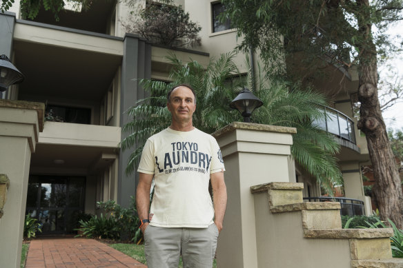 Daniel Biro said the Sutherland Shire Council's attempt to raise rates levied on apartments by almost 50 per cent is unfair.