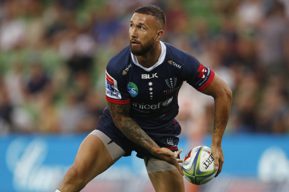 Looking good: Quade Cooper has impressed at the  Rebels.
