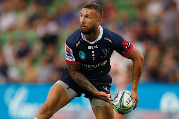 Looking good: Quade Cooper has impressed at the  Rebels.