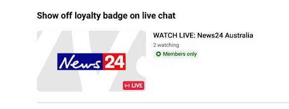 It is quiet in the News24 members only zone