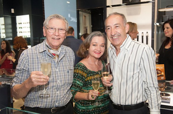 Frank Kett, Halina Young and Tony Pallotta.