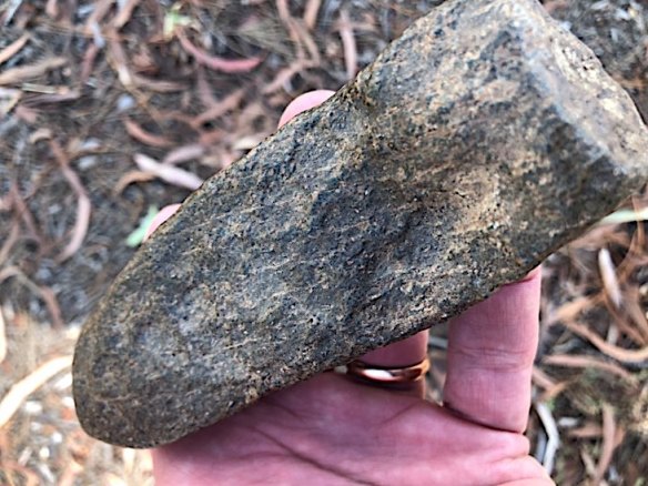 Some of the stone tools David Vincent of Weetangera has found in recent months while fishing our region’s rivers.