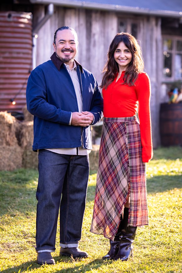 Adam Liaw and Pia Miranda host the new ABC cooking show Recipe of the Year.