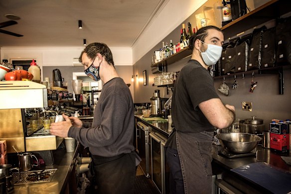 Patrick and Kevin from Plunge Cafe in Summer Hill.