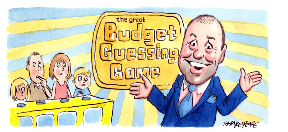 Treasurer Josh Frydenberg will deliver his first federal budget on Tuesday. Illustration: John Shakespeare