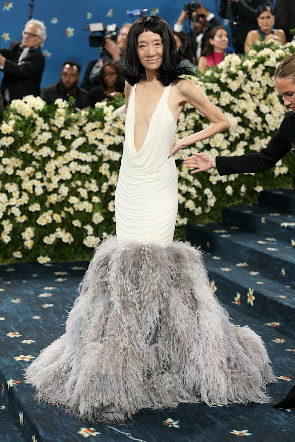 Fashion designer Vera Wang at the Met Gala last year.