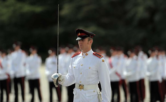 Graduation parade at RMC Duntroon class of 2012