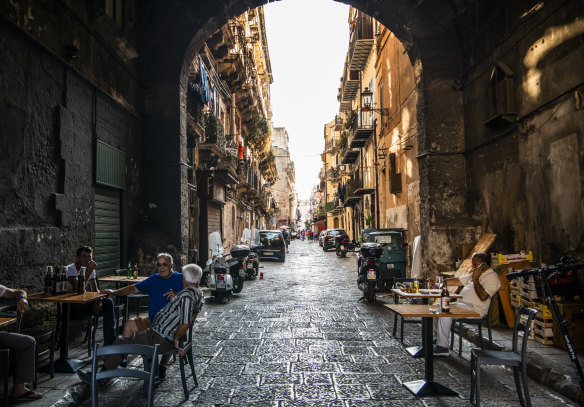 Aperitivo time in Palermo.